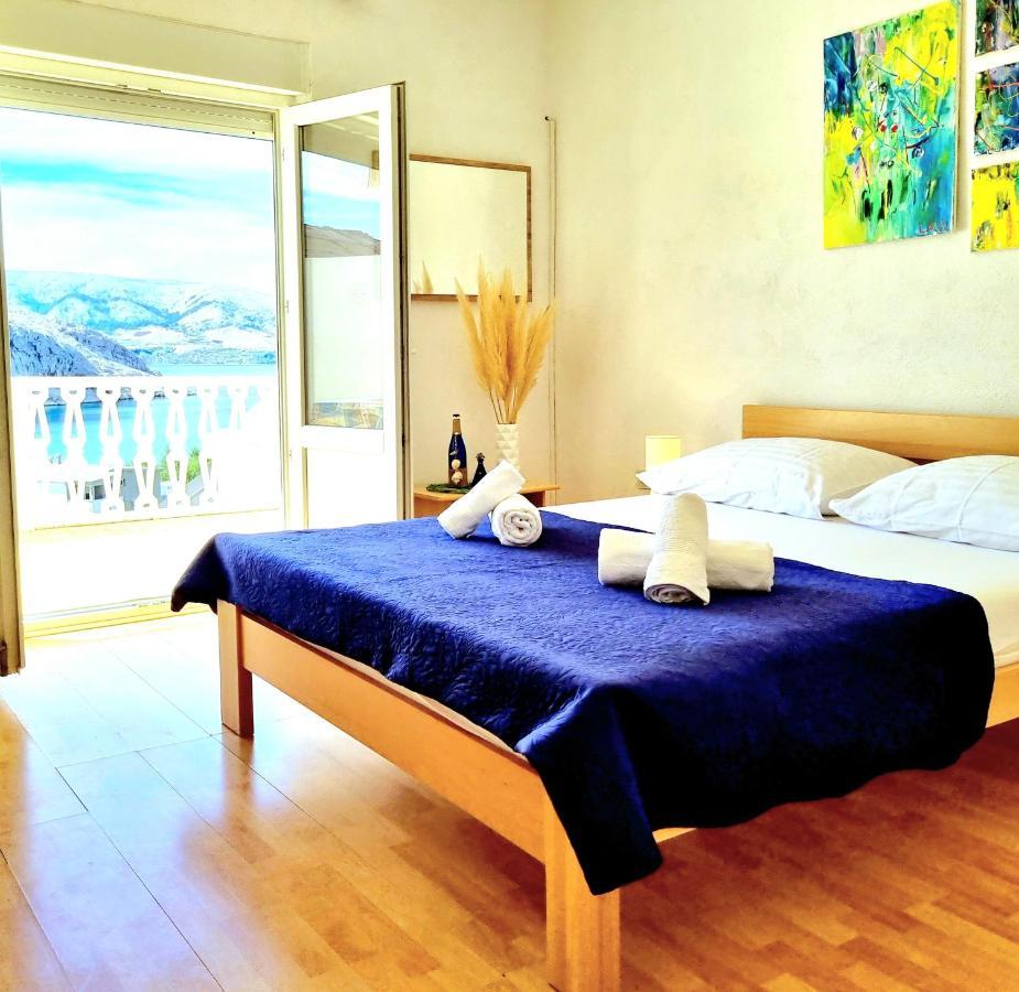 Appartamento Stanko Sea View Metajna Esterno foto