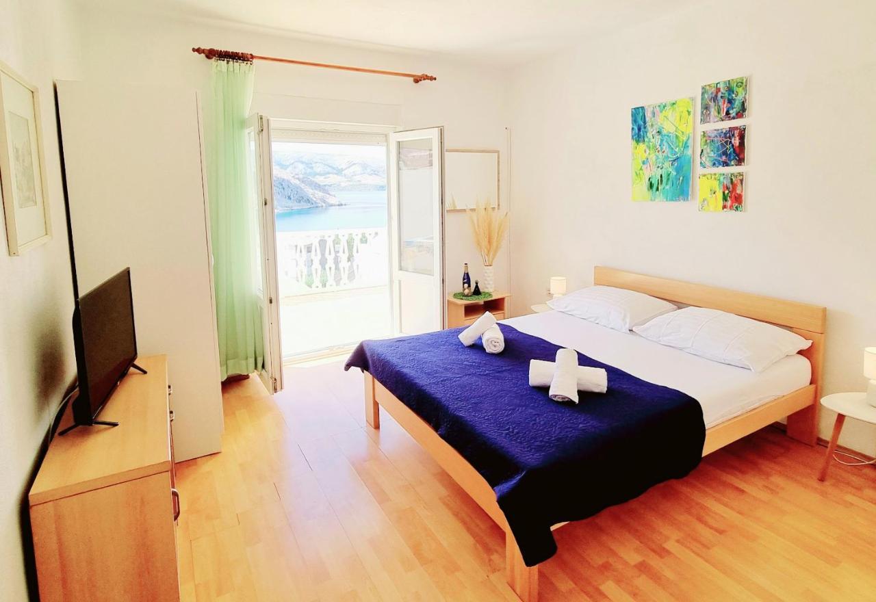 Appartamento Stanko Sea View Metajna Esterno foto